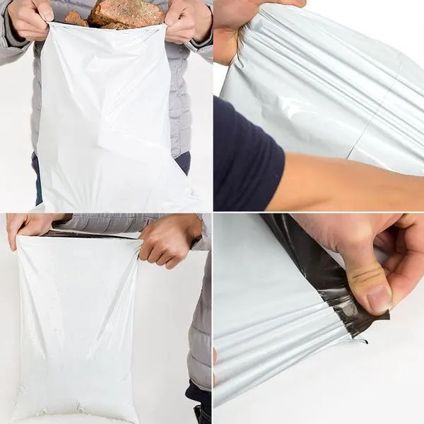 0931  POD pouch Secure Tamper Proof Courier Bags,100 pcs (7 x 11 Inch)