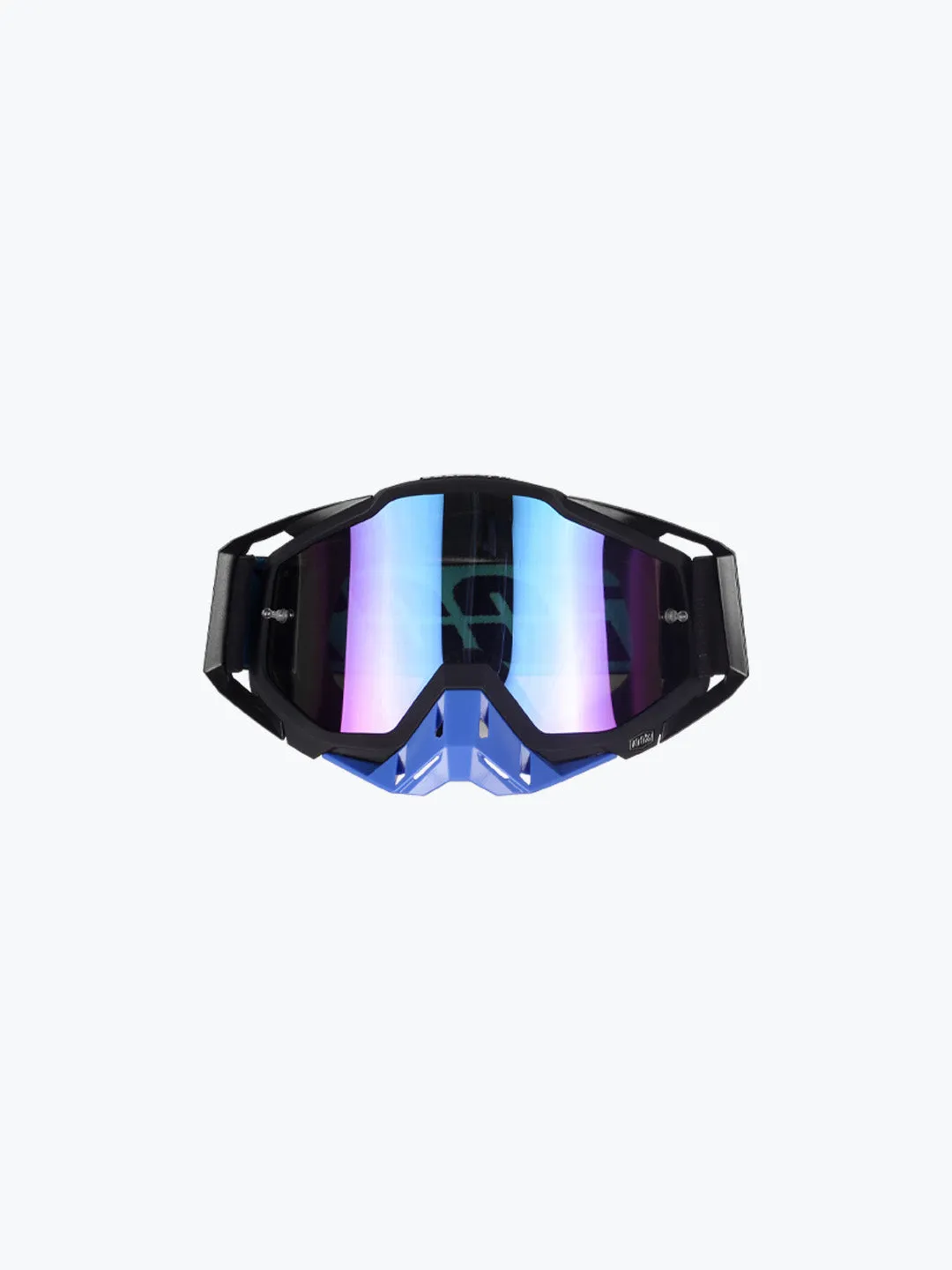 100% Goggles Black Blue Tint