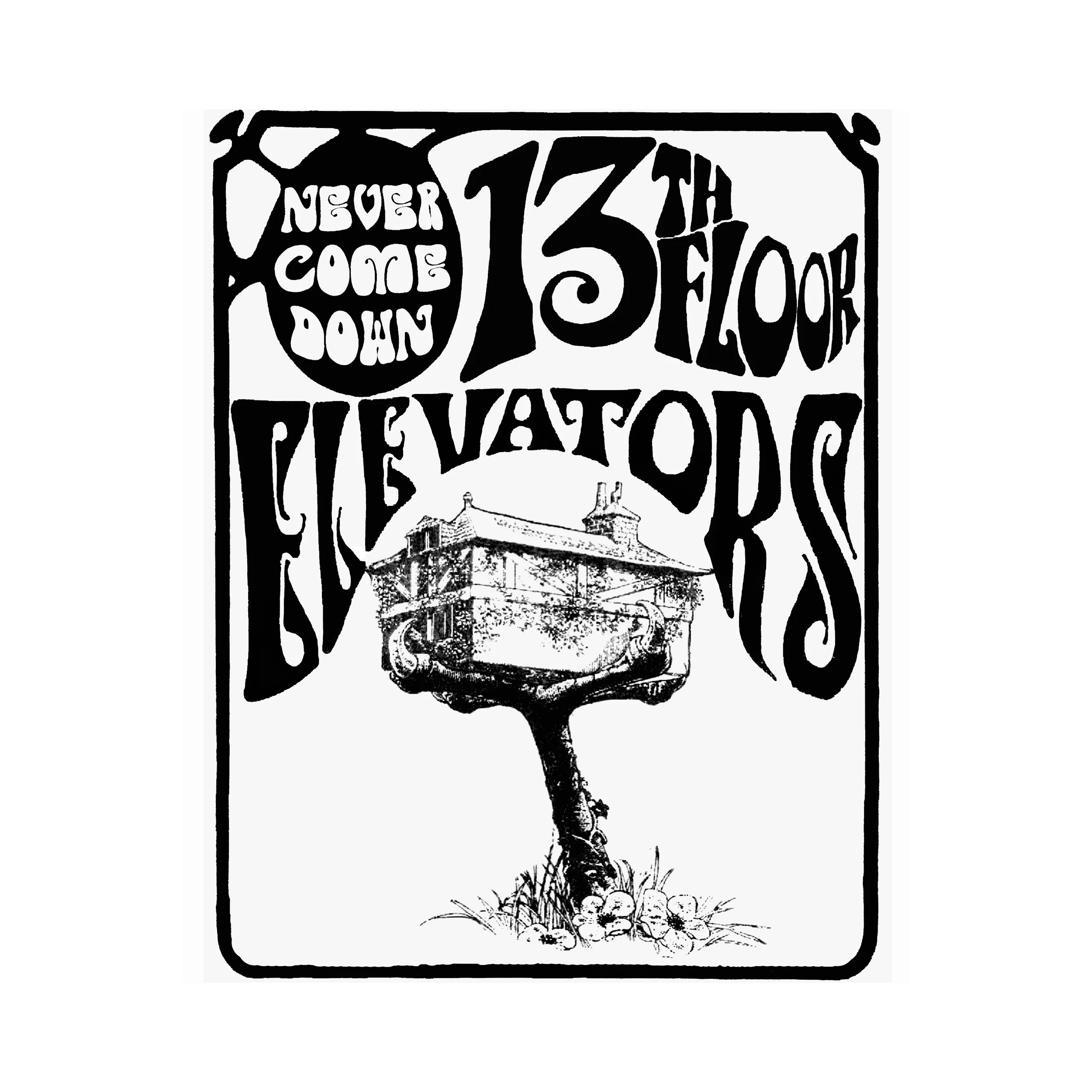 13th Floor Elevators Never Come Down Classic Tee