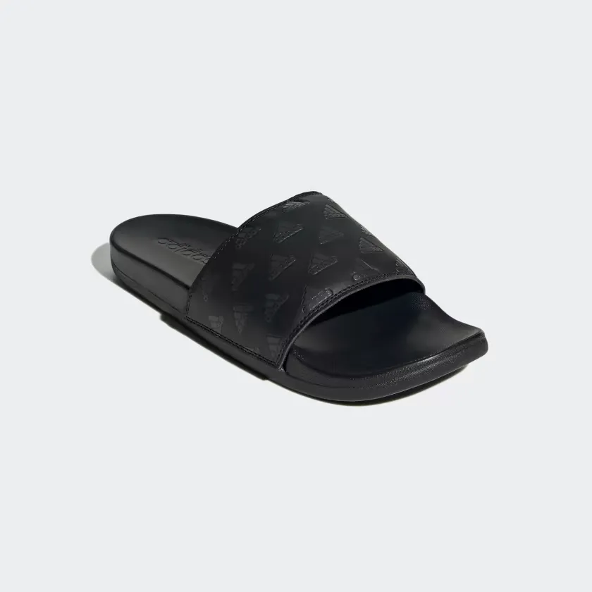 Adidas Men's Adilette Comfort Slides - Core Black / Carbon