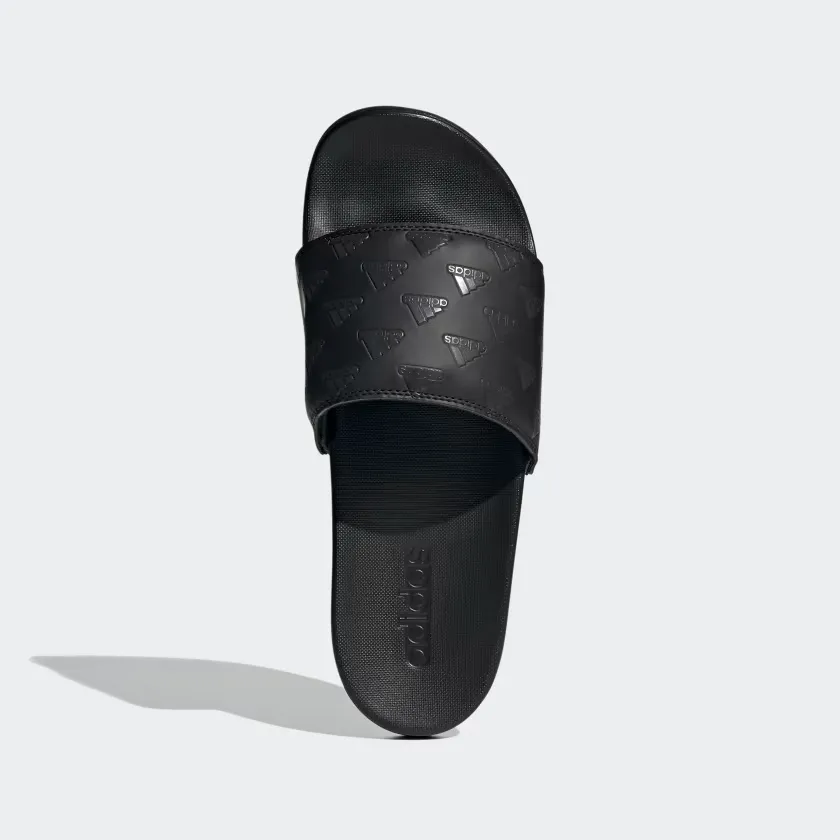 Adidas Men's Adilette Comfort Slides - Core Black / Carbon