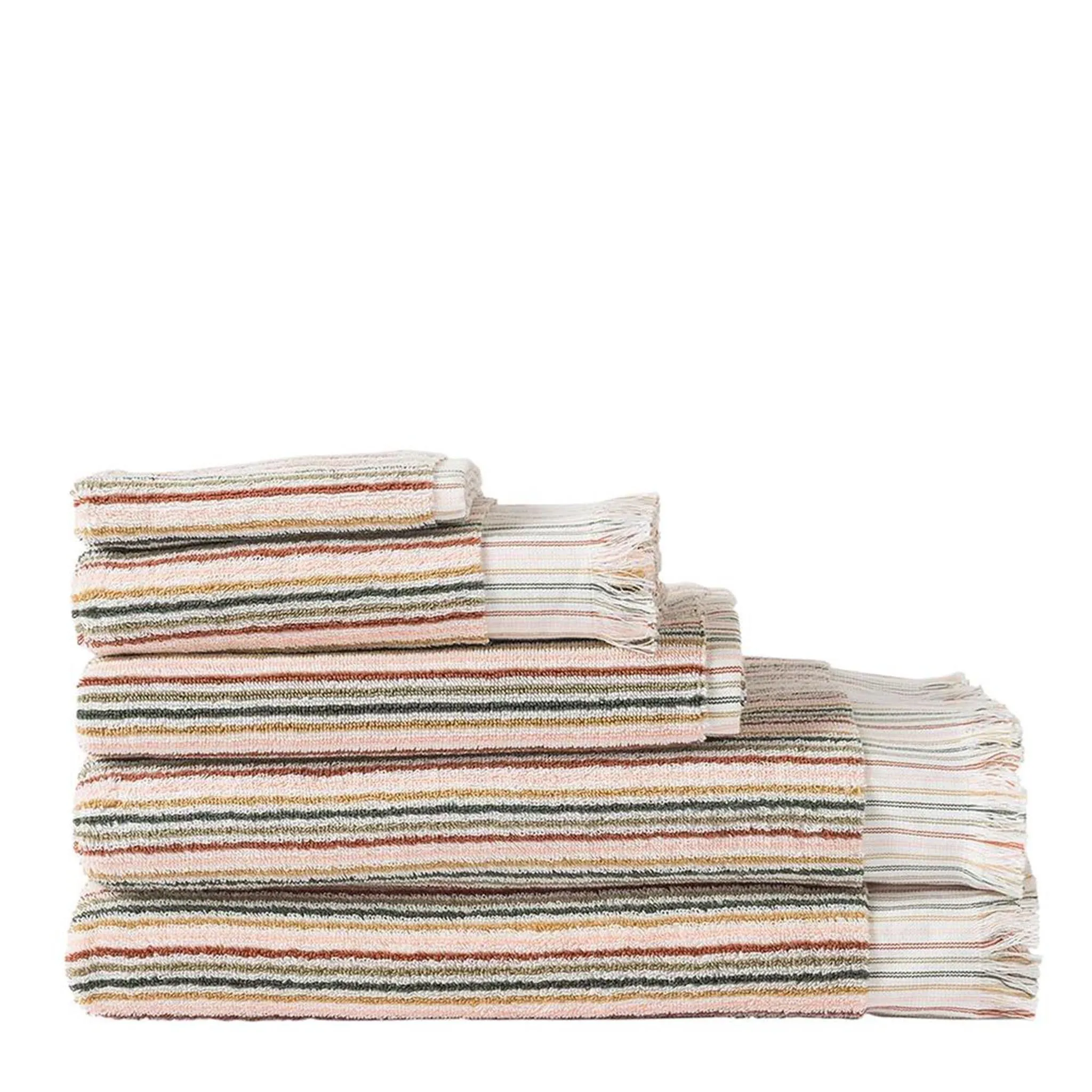 Alice Stripe Terry Bath Mat