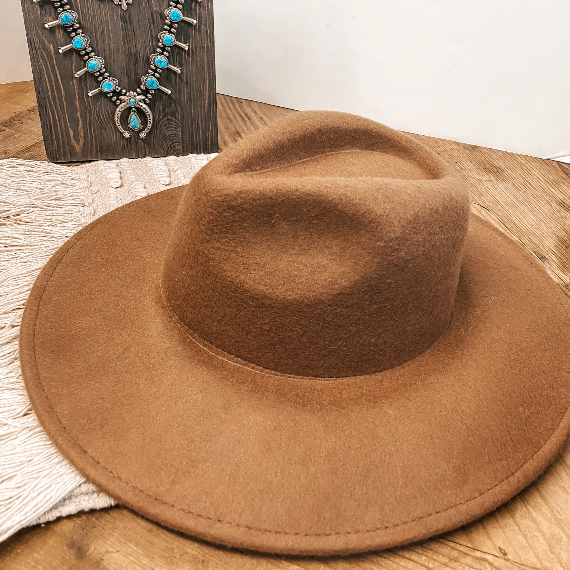 Amarillo Sky Classic Rancher Felt Hat in Tan