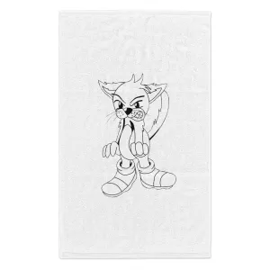 Angry Cat Rally Towel, 11x18