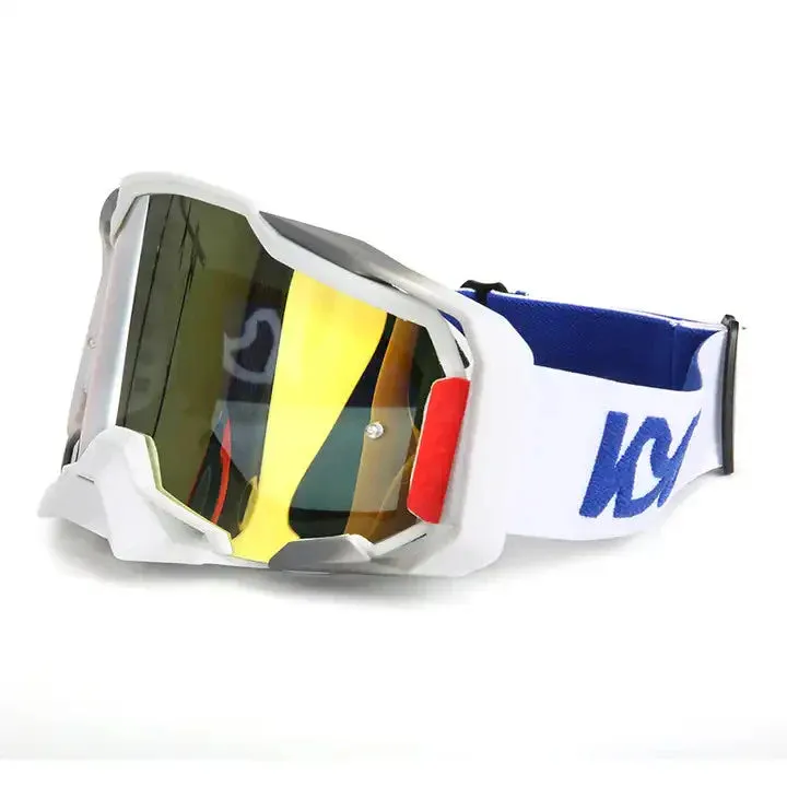 Anti Fog White Motocross Goggles for Outdoor Sport | Motorcycle Goggles