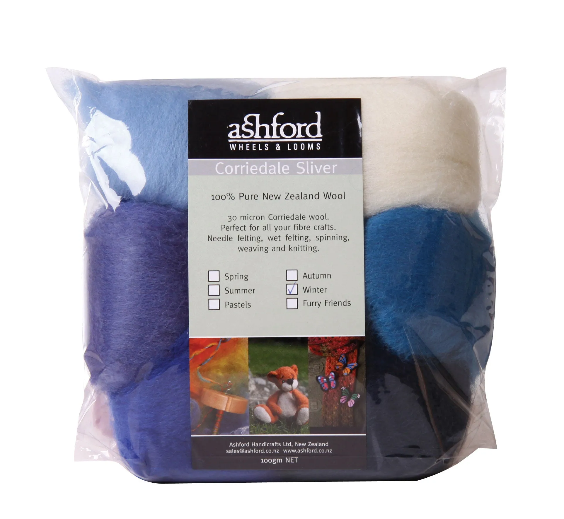 Ashford Corriedale Sliver Pack