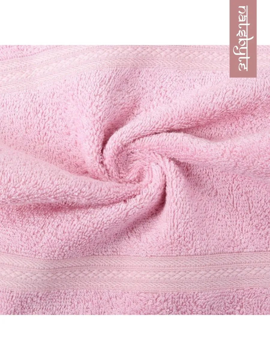 Bamboo Fiber Face Towel  - Pink (Pack of 3)