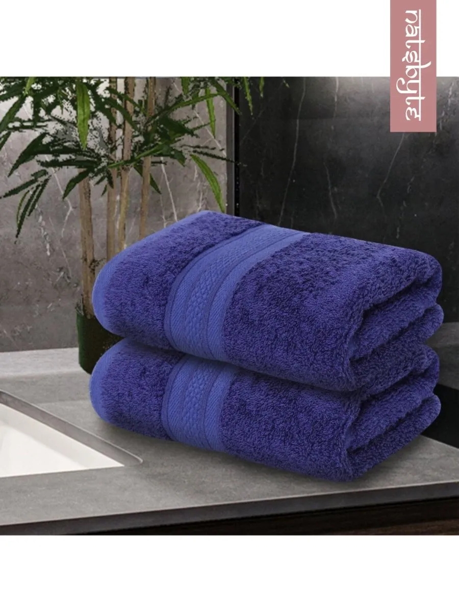 Bamboo Fiber Hand Towel  - Blue