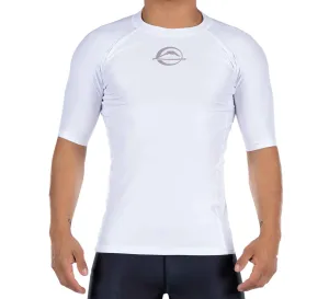 Baseline Ranked Short Sleeve Rashguard White