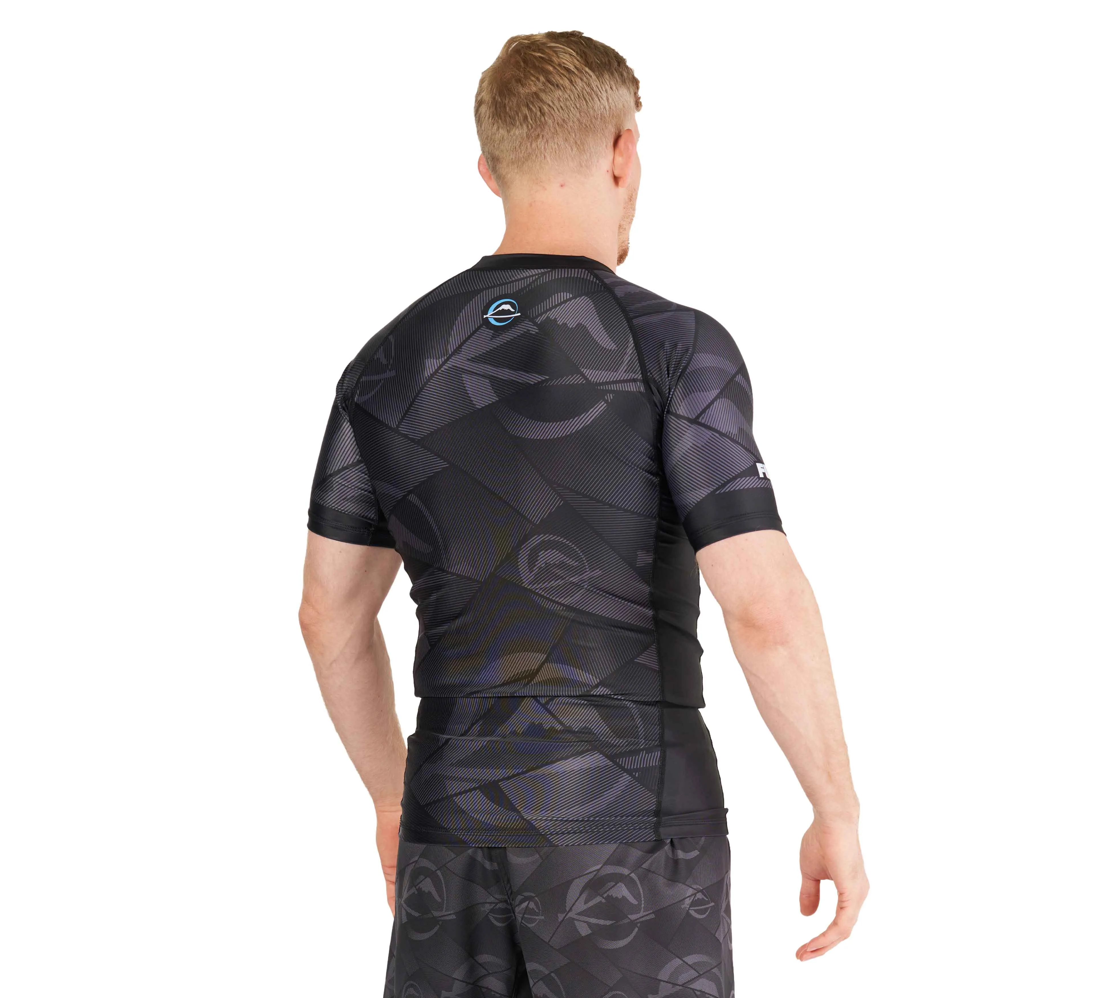 Battle Stripes Rashguard Black