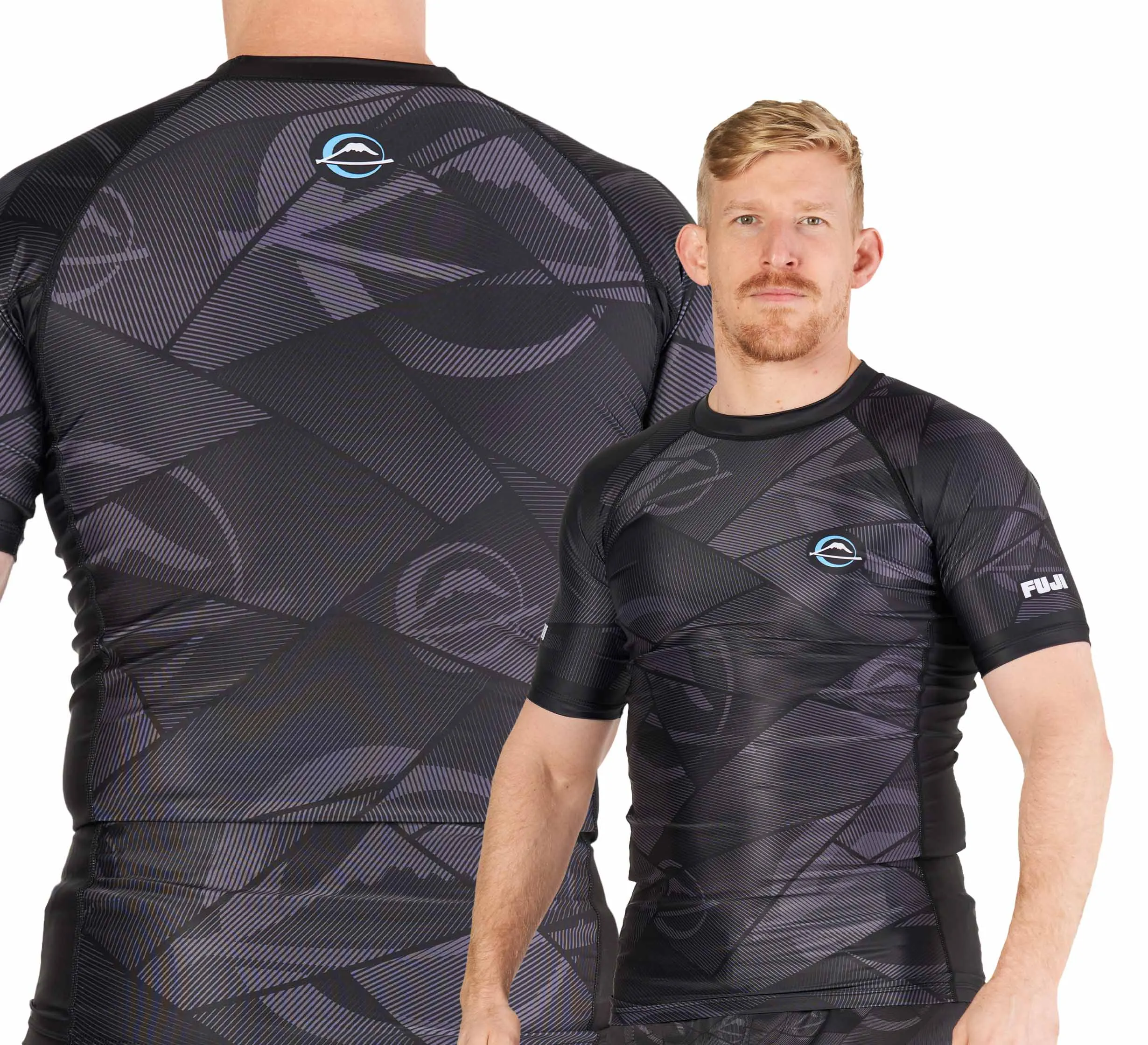 Battle Stripes Rashguard Black