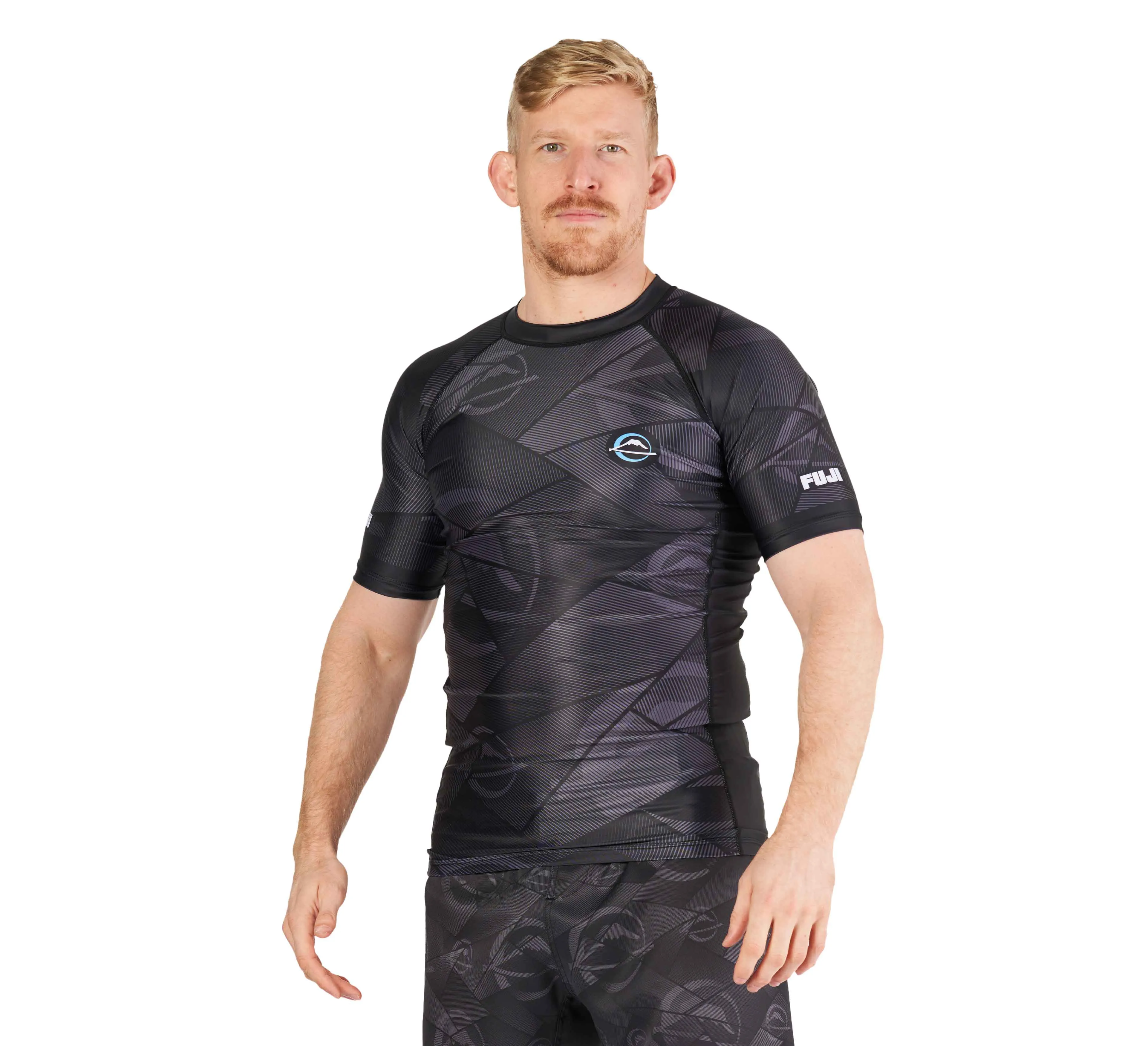 Battle Stripes Rashguard Black