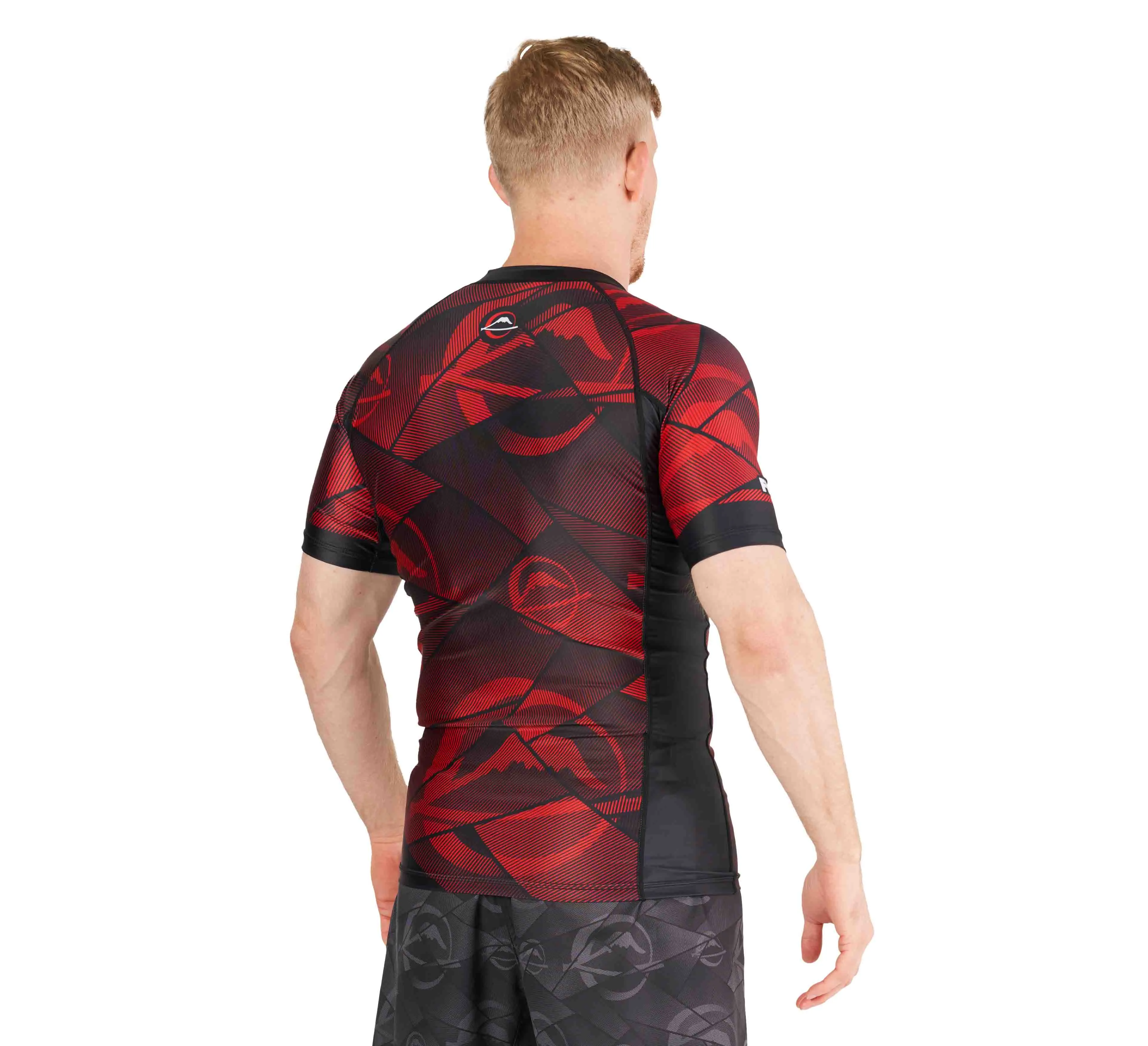 Battle Stripes Rashguard Red