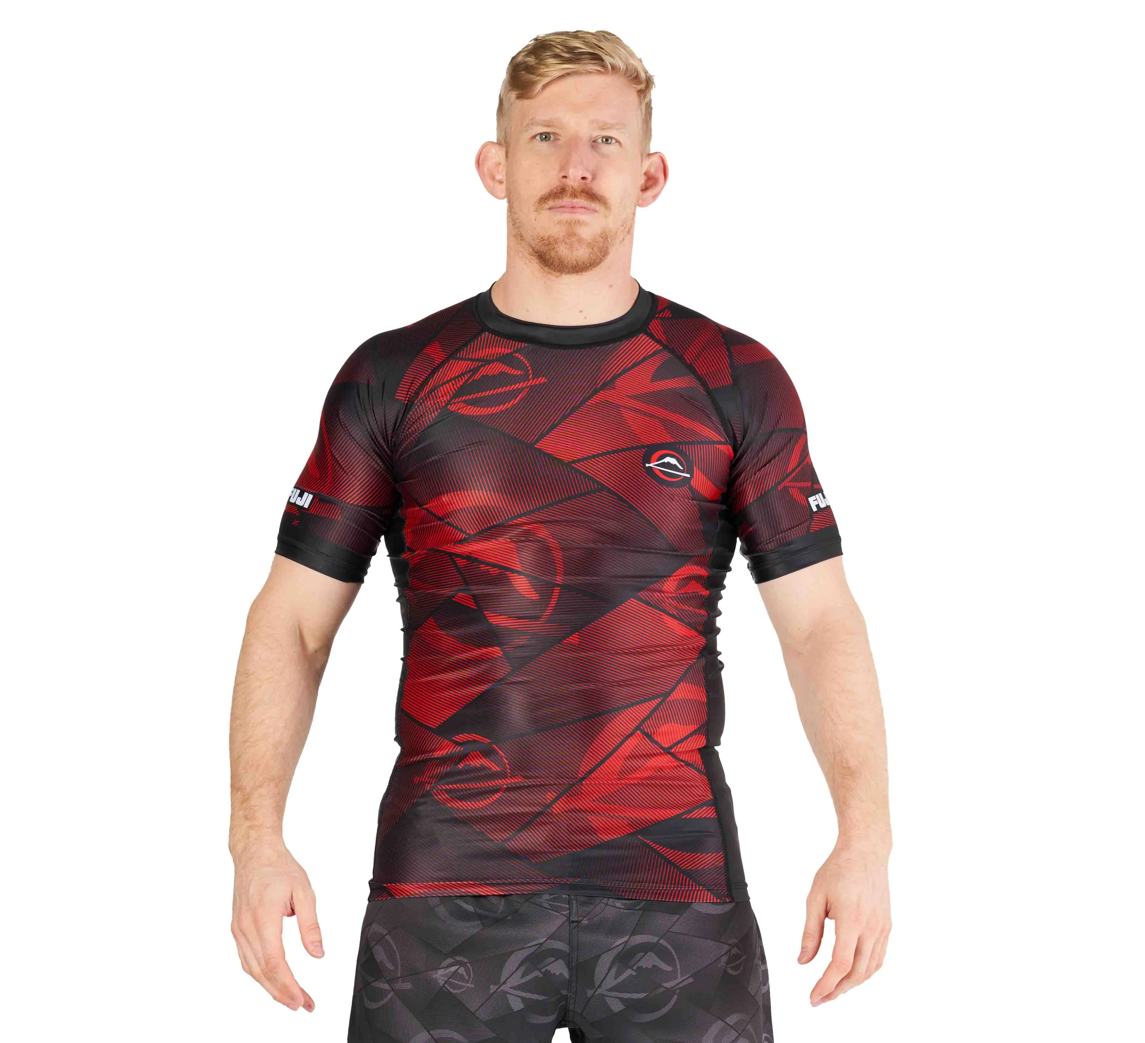 Battle Stripes Rashguard Red