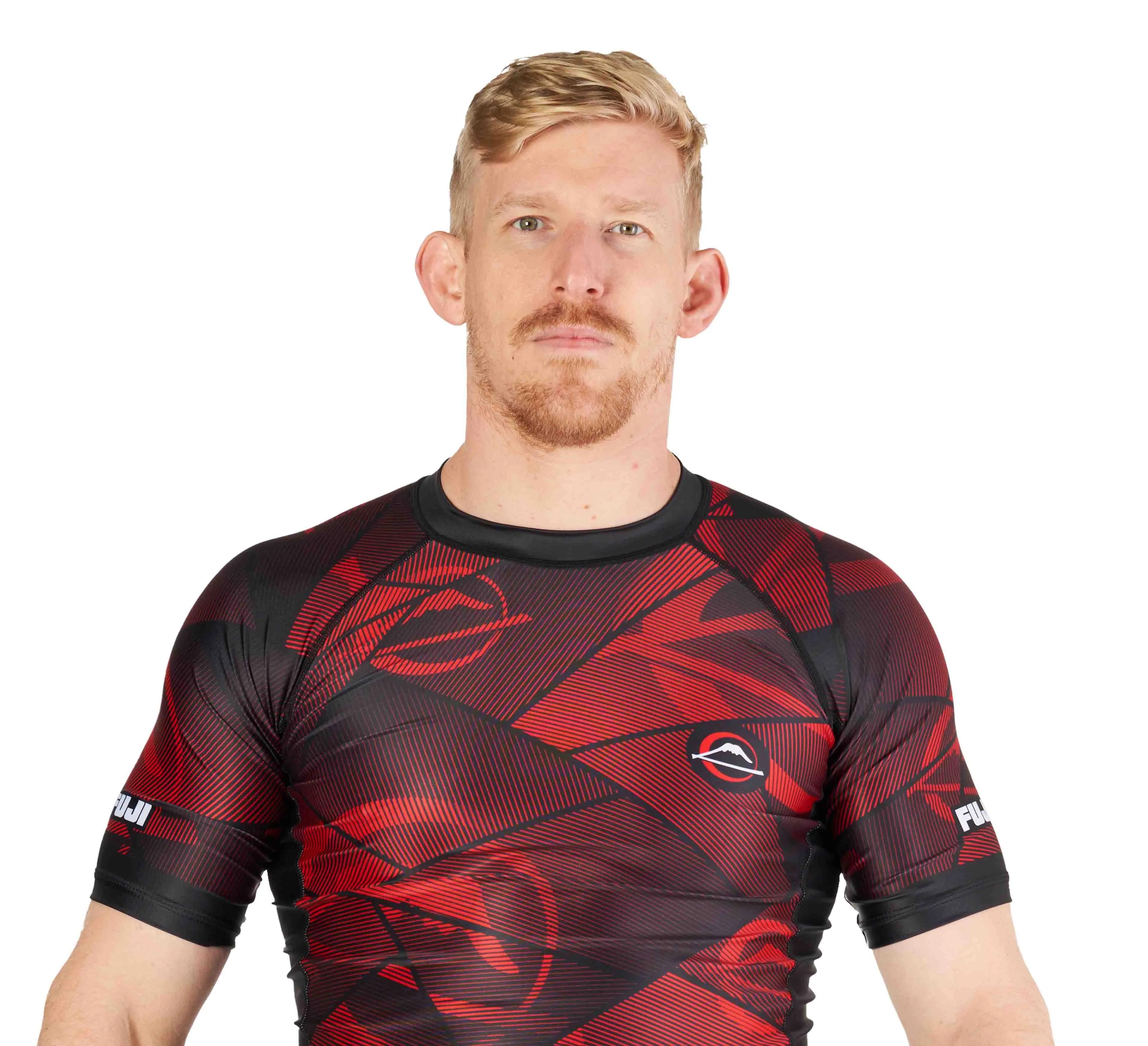 Battle Stripes Rashguard Red