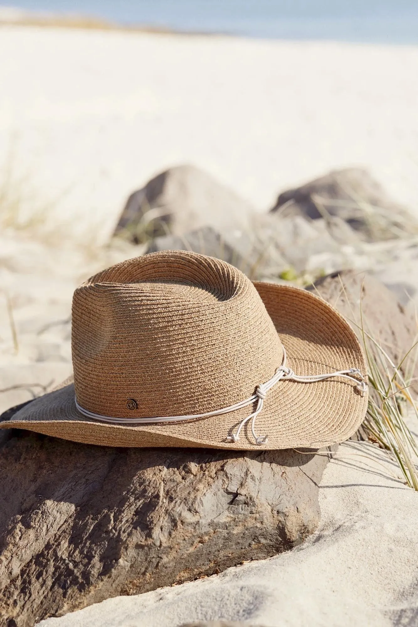 Bedarra Natural Raffia Cowboy Hat