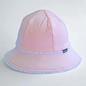 Bedhead Hats Toddler Bucket Hat Ruffle Trim Blush