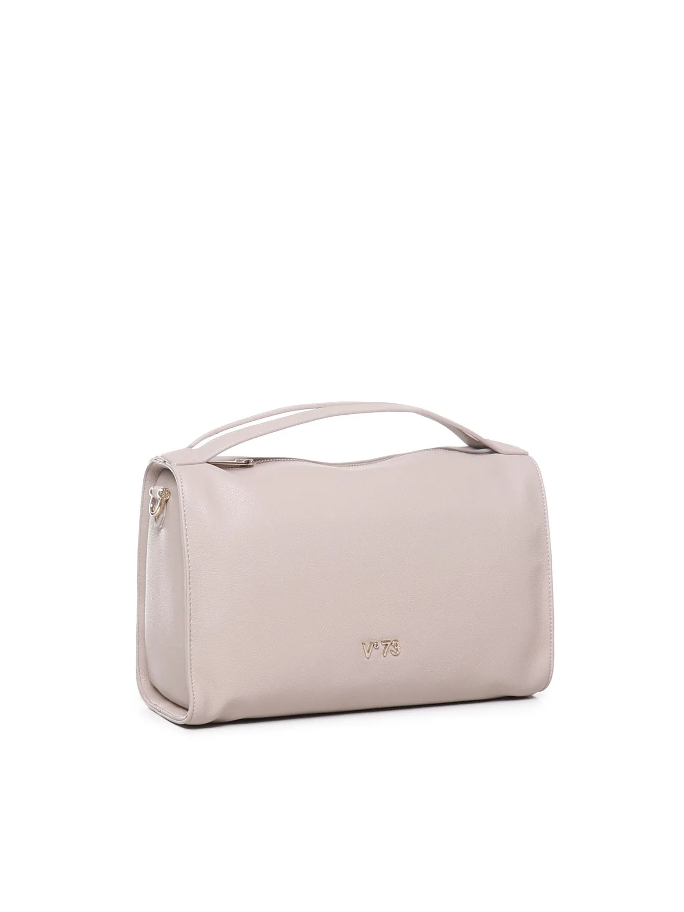 Beige Ecoleather Shoulder Bag