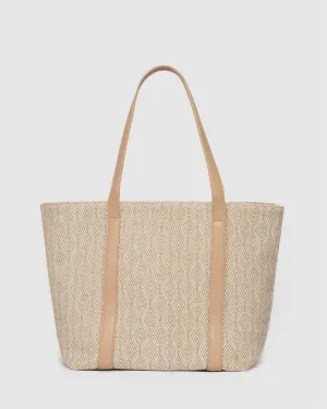 Beige Kaia Beach Bag