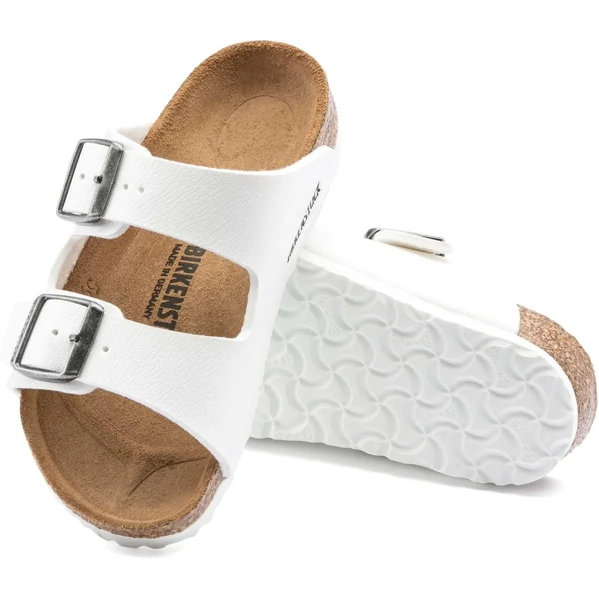 Birkenstock Arizona Kids Birko-Flor - White