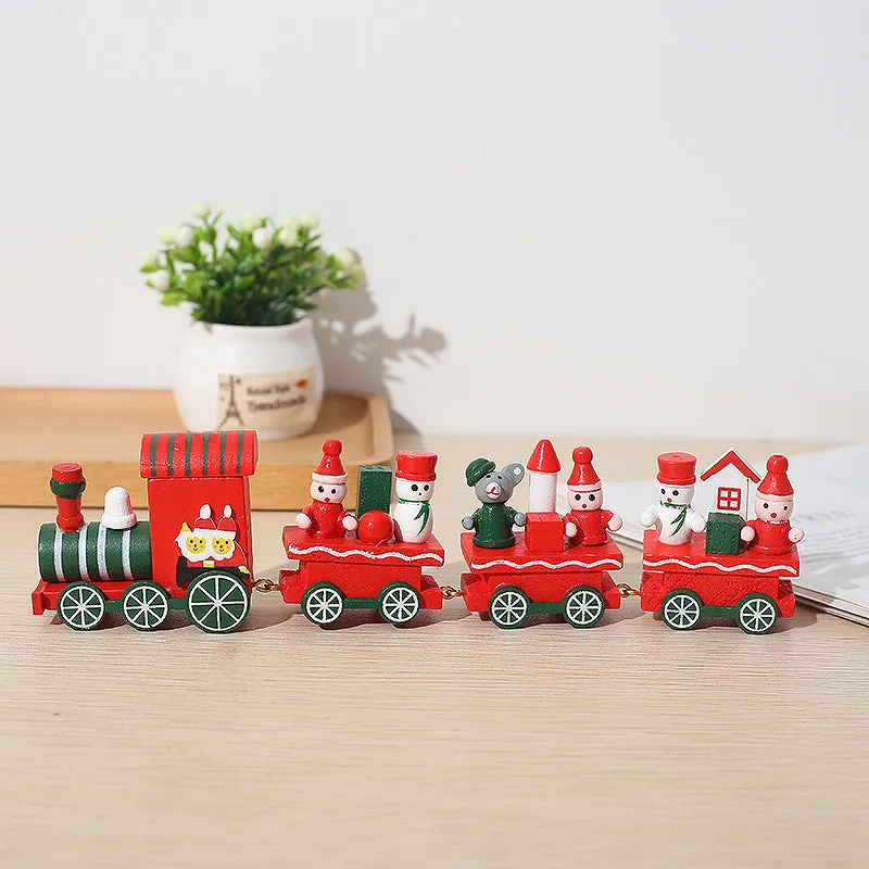 Bulk Christmas Train Toy Sets for Kids Gift Xmas Party Home Decor Ornaments Wholesale