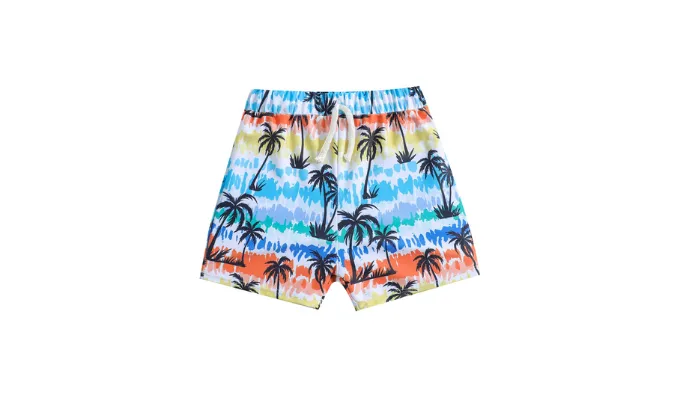 Cartoon Printed Swimming Trunks