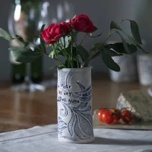 Ceramic Rose Vase