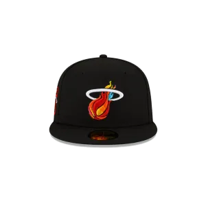 Court Culture Miami Mashup Vol. 2 Ball & Flame Fitted Hat