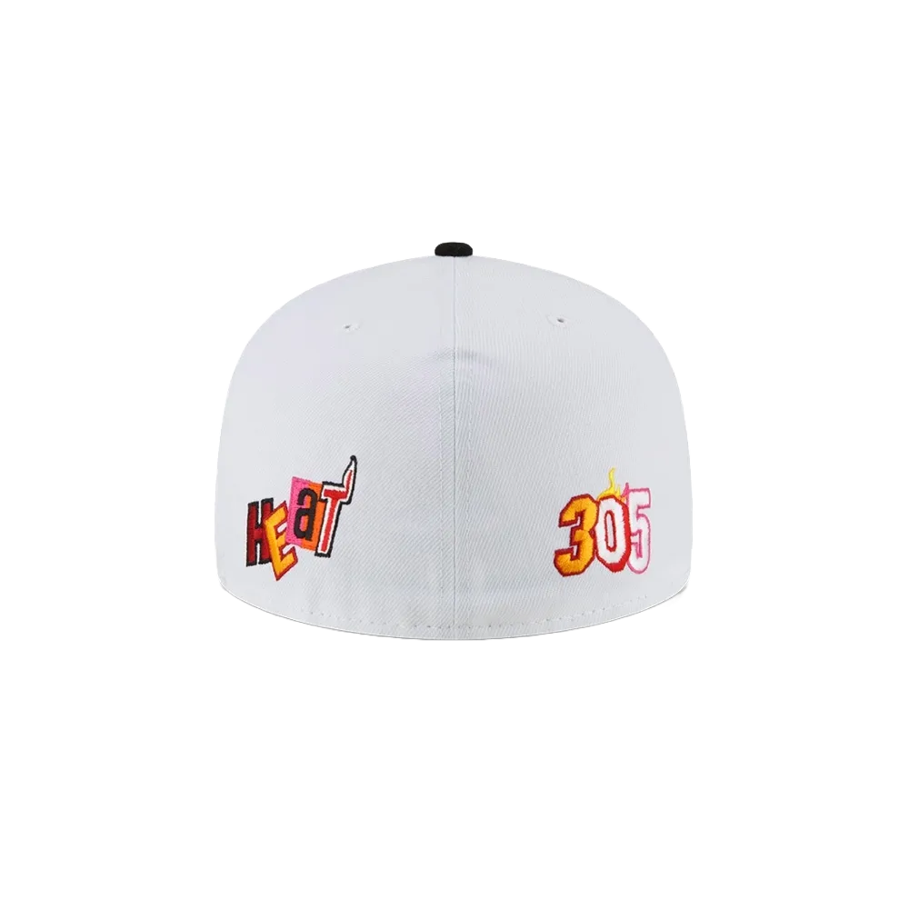 Court Culture Miami Mashup Vol. 2 Patch White Fitted Hat