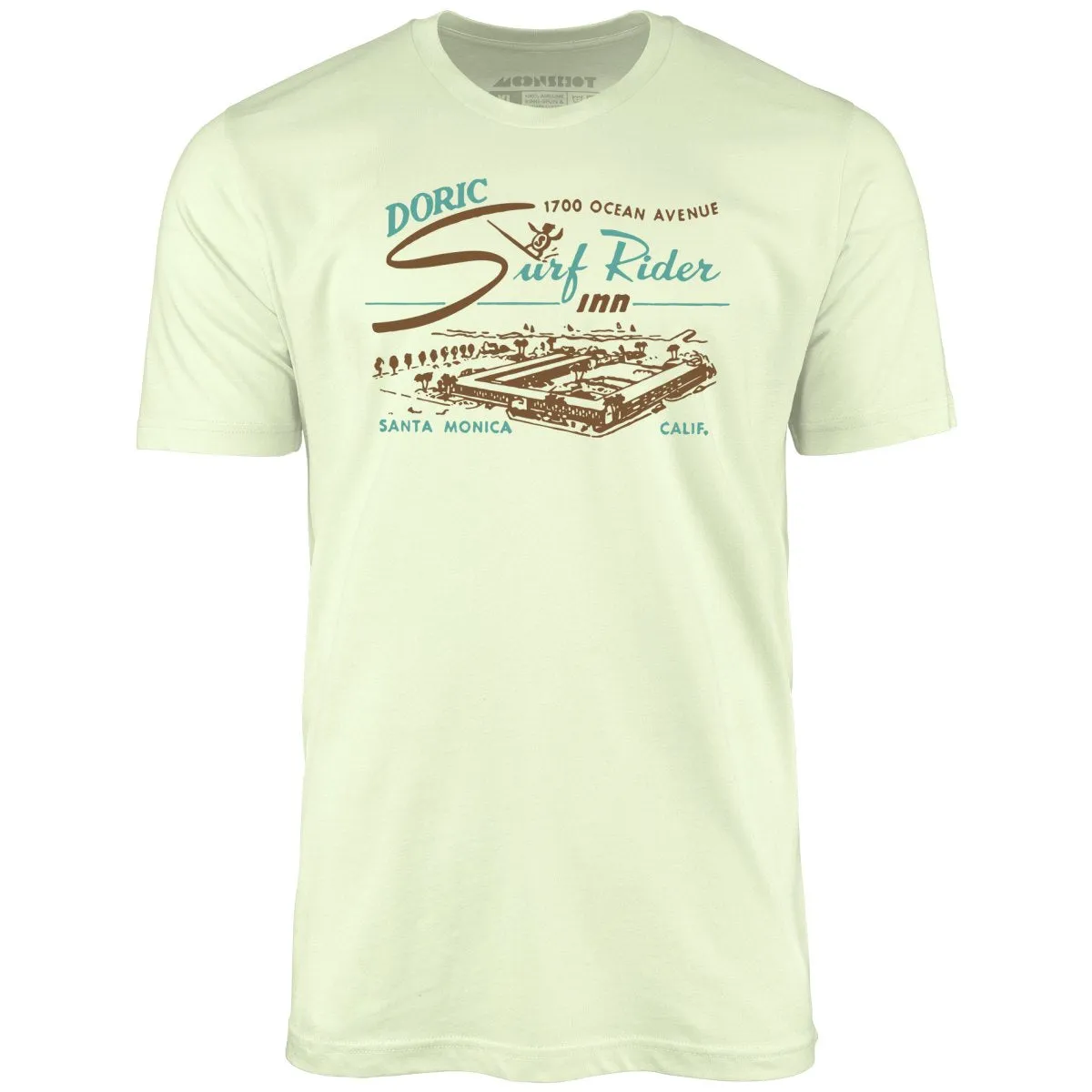 Doric Surf Rider Inn - Santa Monica, CA - Vintage Hotel - Unisex T-Shirt