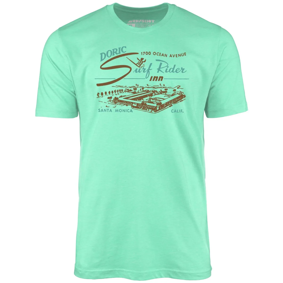 Doric Surf Rider Inn - Santa Monica, CA - Vintage Hotel - Unisex T-Shirt