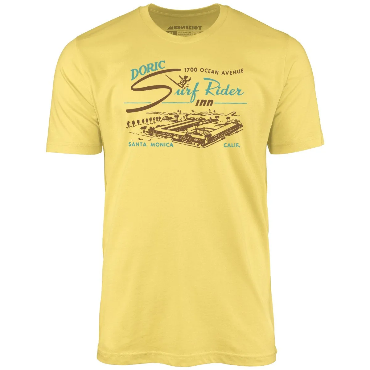 Doric Surf Rider Inn - Santa Monica, CA - Vintage Hotel - Unisex T-Shirt