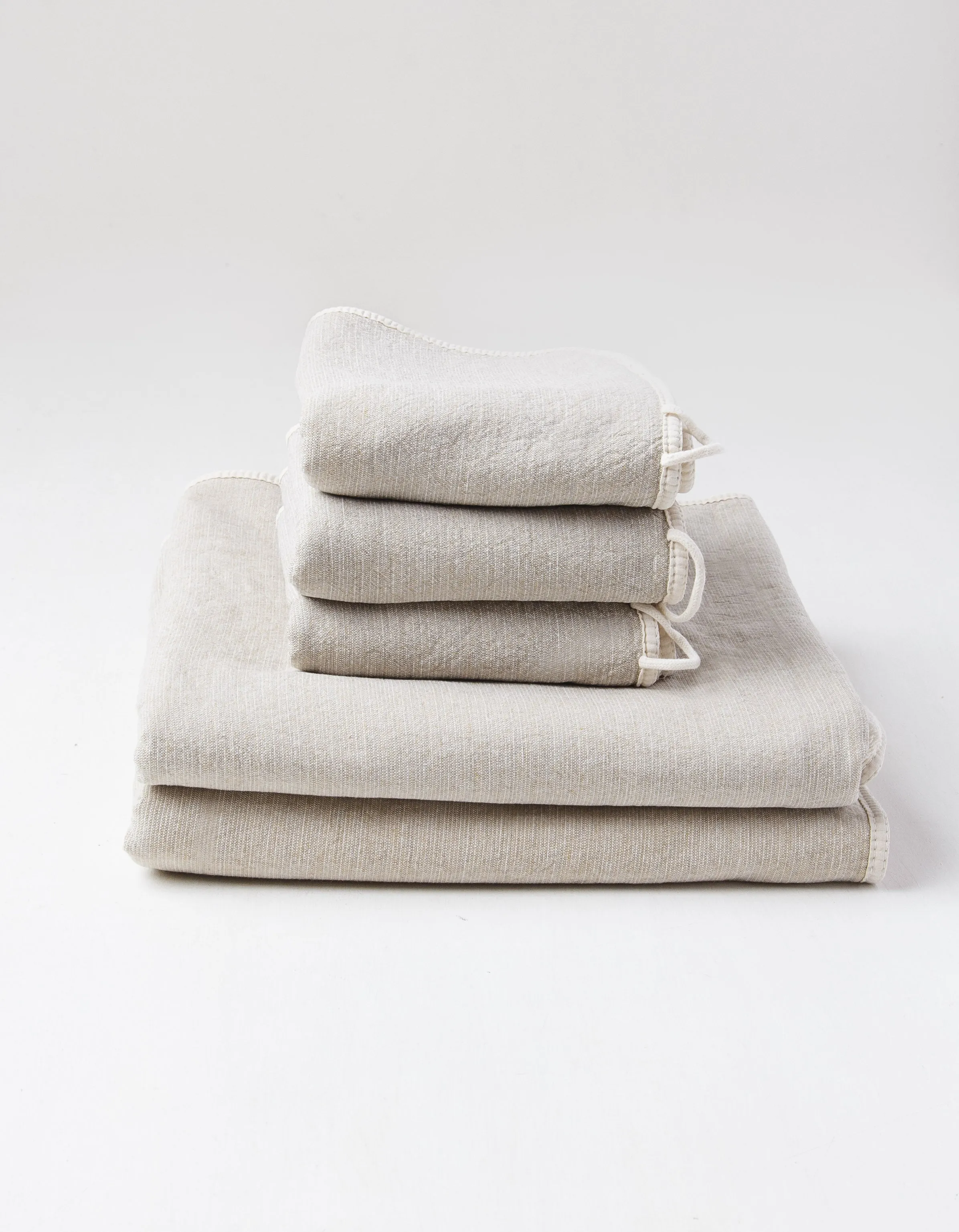 Duo Linen Natural Towels