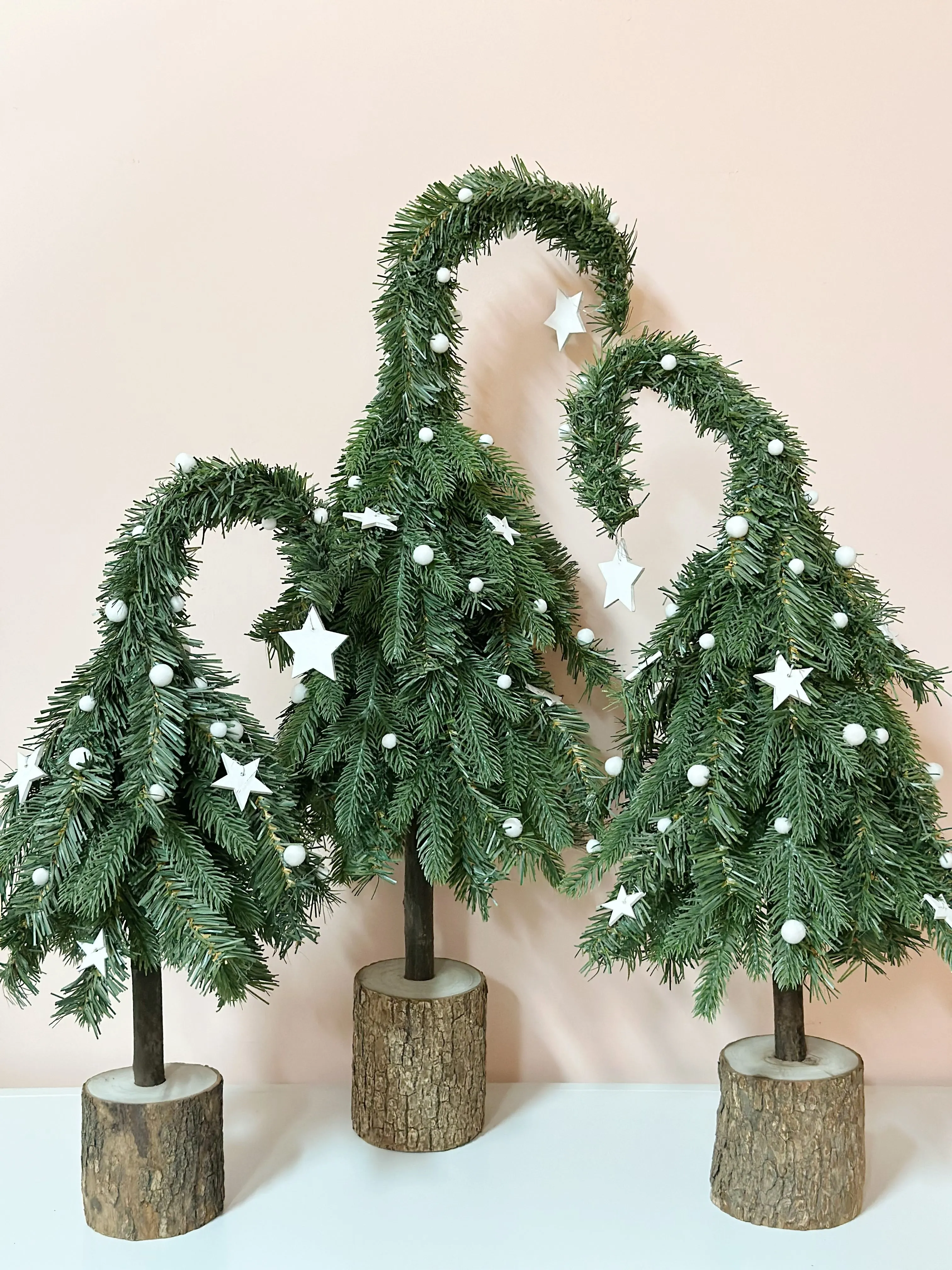 Enchanting Spiral Star Trees on Trunk (3 sizes)