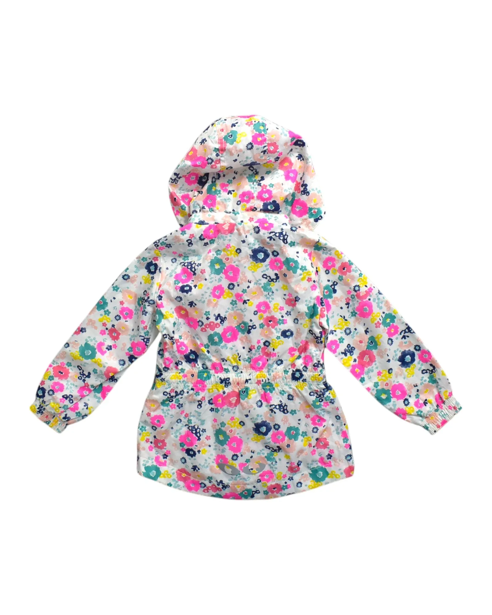 Esprit Floral Hooded Rain Jacket 4-5T