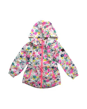 Esprit Floral Hooded Rain Jacket 4-5T