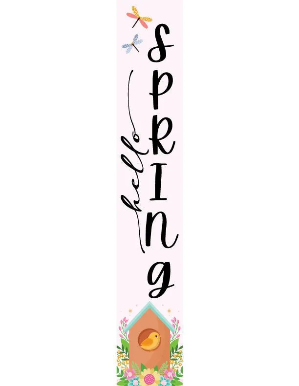 Floral Spring Porch Sign