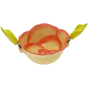 Flower Bowl and Spreader Set