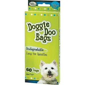 Four Paws Doggie Doo Bags-60 Bags : 7" x 11"