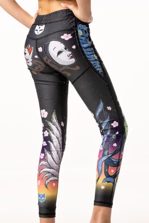 Girls' Kitsune Warrior Jiu Jitsu Art Wear Youth Spats