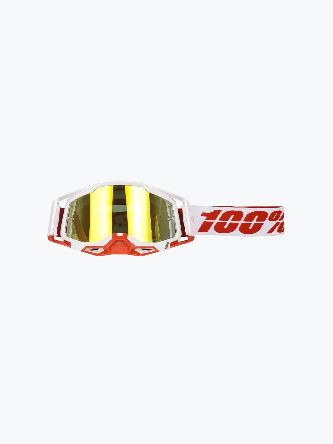 Goggles 100% -212 White Gold Tint