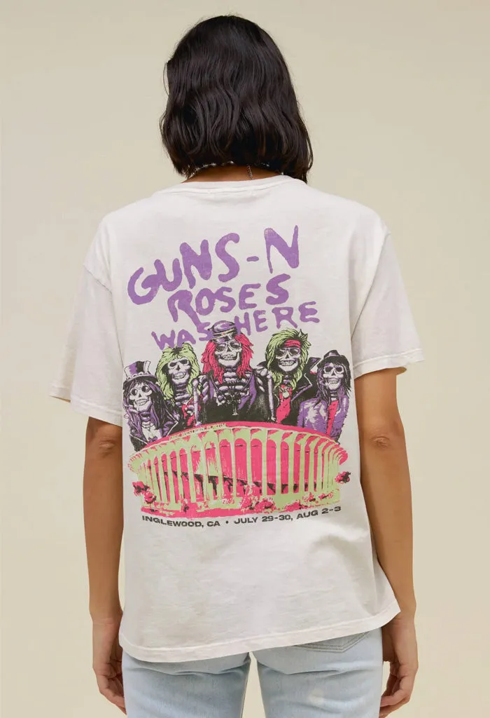 Guns N Roses Was Here Boyfriend Tee