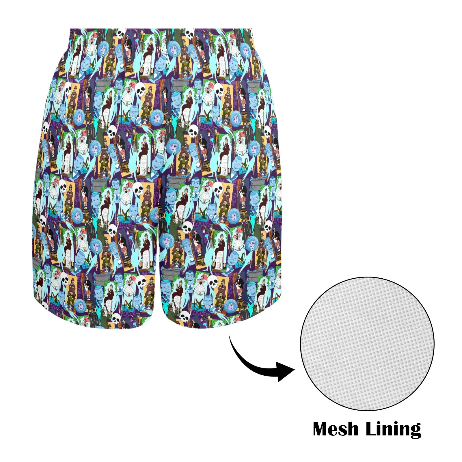 Haunted Mansion Favorites Men's Swim Trunks Swimsuit