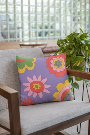 Hippie Flowers Cushion