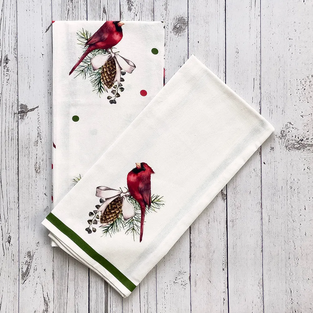 Holiday Floursack Tea Towels Set/2