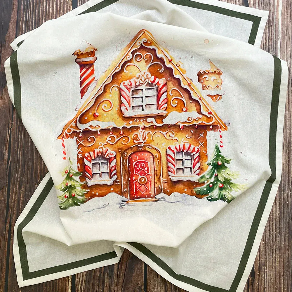 Holiday Floursack Tea Towels Set/2