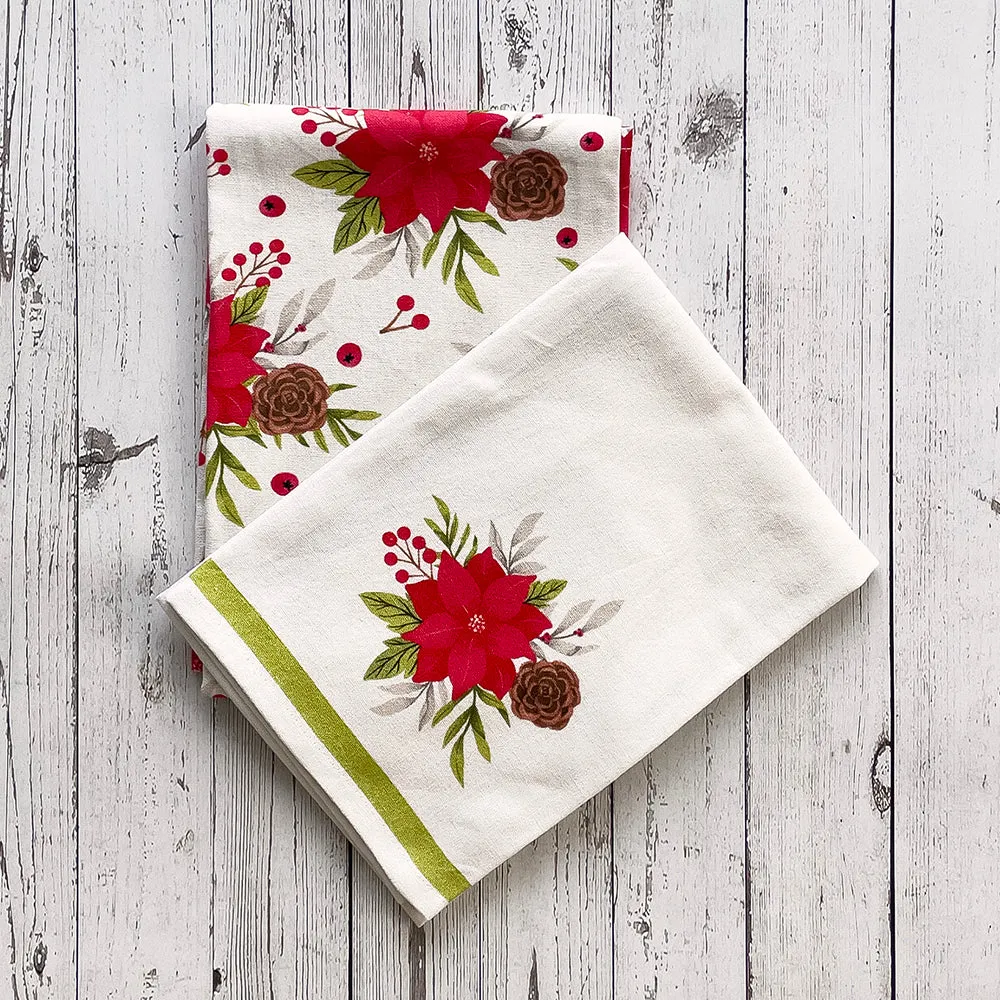 Holiday Floursack Tea Towels Set/2