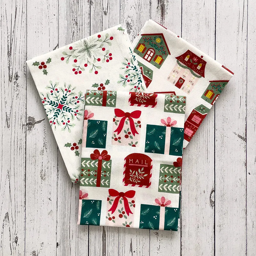 Holiday Floursack Tea Towels Set/3