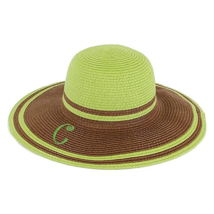 HT6041 Jessica Monogrammable Floppy Hat