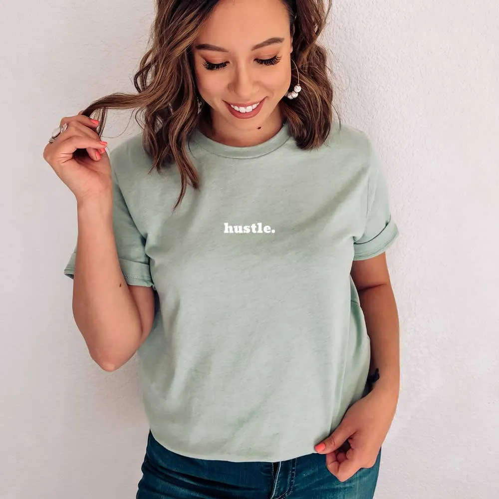 Hustle Tee in Pastel Colours